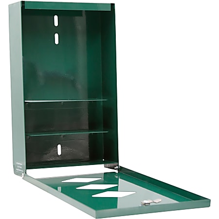 Tatco Dog Waste Station Trash Can - Rust Resistant - Powder Coated Aluminum - Green - 1 Each Tatco Dog Waste Station Trash Can - Rust Resistant - Powder Coated Aluminum - Green - 1 Each