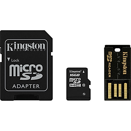 Kingston MBLY10G2/16GB 16 GB Class 10 microSDHC - 10 MB/s Write - Lifetime Warranty