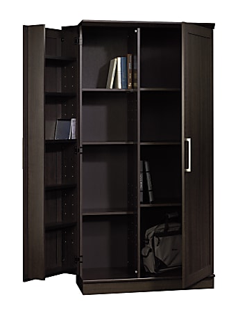 Sauder Storage Cabinet, 71.2"H x 35.4"W x 17"D, Dakota Oak