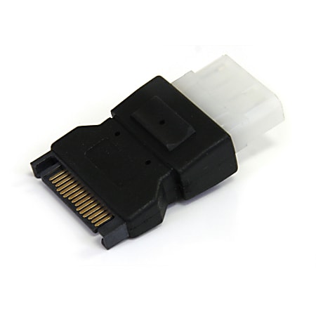 StarTech.com SATA to LP4 Power Cable Adapter - 1 x Male SATA - 1 x LP4 Female Power - Black