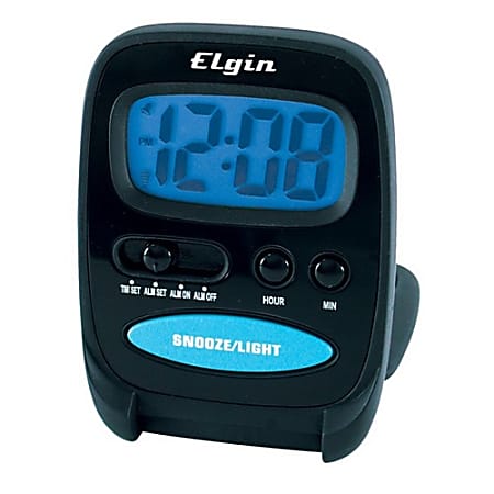 Geneva 3502E Travel Alarm Clock With Red Flashing Alarm