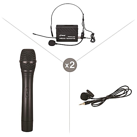 Pyle PDWM4300 Wireless Microphone System 169MHz to 270MHz System Frequency