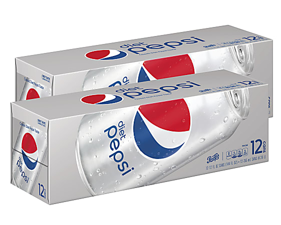 Diet Pepsi, 12 Oz Per Can, Case Of