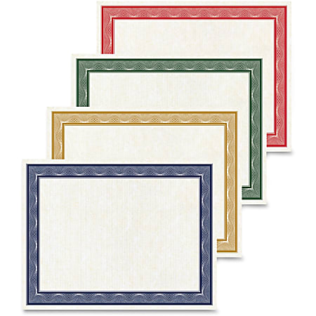 Geographics Traditional Awards Certificates - 60 lb Basis Weight - 8.5 Geographics Traditional Awards Certificates - 60 lb Basis Weight - 8.5