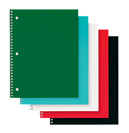 College Rule Orange 70 Page One Subject Poly Notebook 