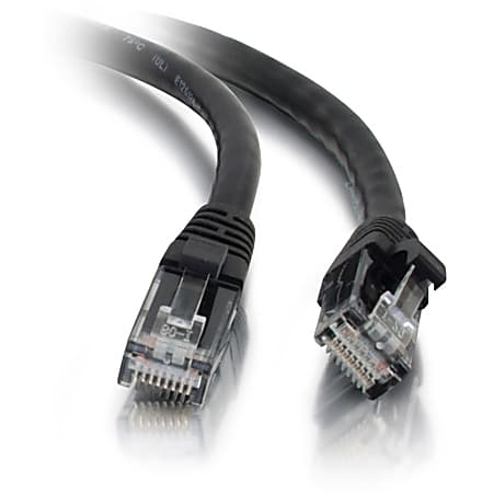 C2G 7ft Cat5e Ethernet Cable - Snagless Unshielded (UTP) - Black - Category 5e for Network Device - RJ-45 Male - RJ-45 Male - 7ft - Black