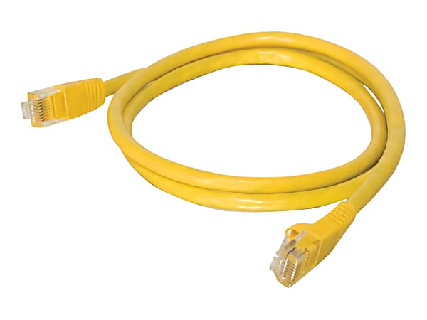 C2G 10ft Cat5e Ethernet Cable - 350 MHz - Snagless - Yellow - Patch cable - RJ-45 (M) to RJ-45 (M) - 10 ft - UTP - CAT 5e - molded - yellow