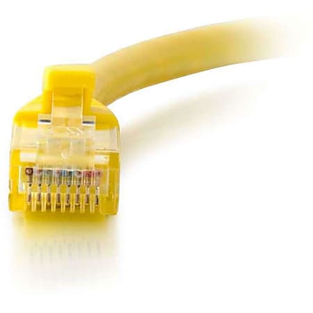 Pack of 5 Bootless 7 Foot Cat5e Yellow Ethernet Patch Cable by Konnekta Cable Pack of 5 Bootless 7 Foot Cat5e Yellow Ethernet Patch Cable by Konnekta Cable