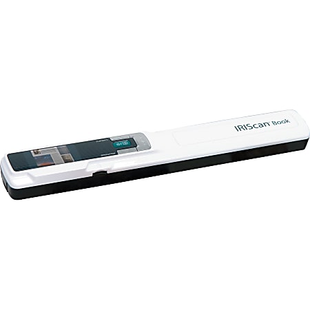 IRIS IRIScan Book 3 Handheld Scanner - 900 dpi Optical - Scan books & magazines without computer