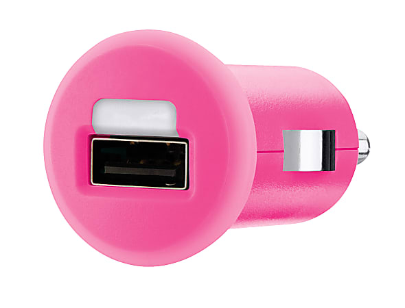 Belkin® MIXIT Micro USB Car Charger, Pink