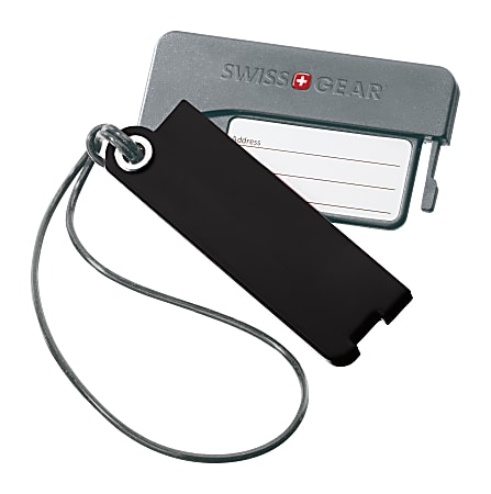 Swiss Gear Luggage Tags - Set of 2, Black