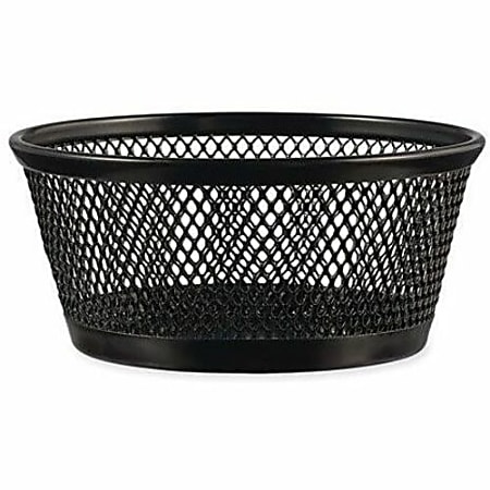 Universal Desktop Organizer - 1 Compartment(s) - 2" Height - Desktop - Black - Mesh - 1