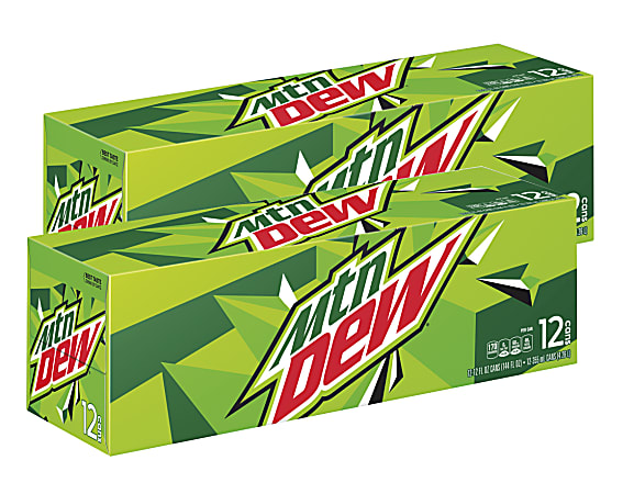 Mountain Dew, 12 Oz, Pack Of 24 Cans