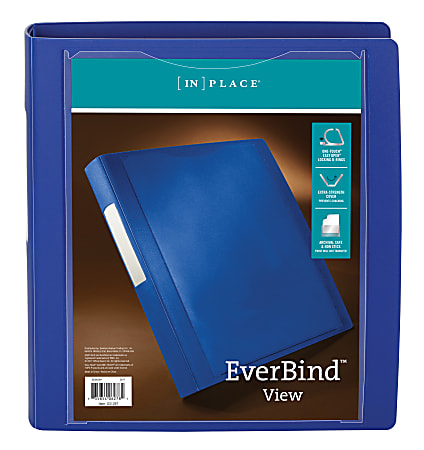 Office Depot® Brand Everbind™ View 3-Ring Binder, 1
