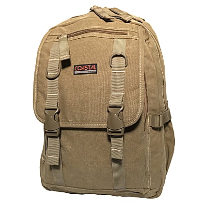 Coastal canvas backpack cheap