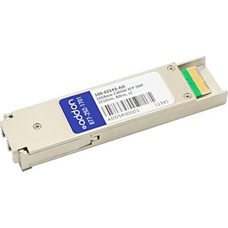 AddOn Calix 100-02143 Compatible TAA Compliant 10GBase-CWDM XFP Transceiver (SMF, 1510nm, 80km, LC)