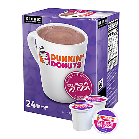 Dunkin Donuts Hot Cocoa K Cup Pods 1.89 Oz Pack Of 24 Pods
