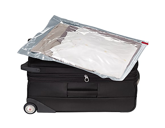 Swiss Gear Space Saving Packing Bags Set of 4 Clear Office Depot