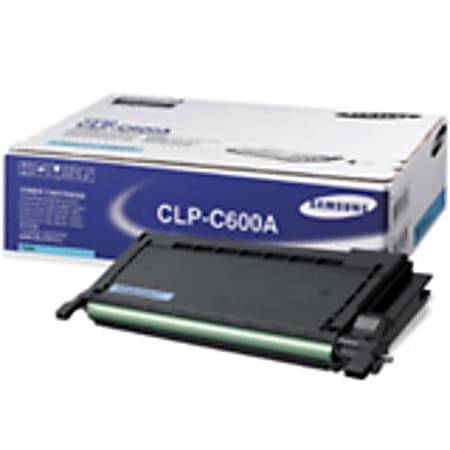 Samsung Cartridge, Toner, Clp-C600A, Cyan, Clpc600A