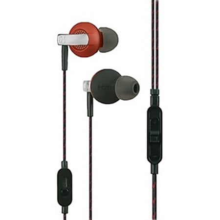 iHome IB27R Noise Isolating Earbuds Red