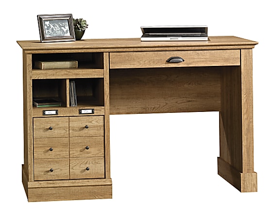 Sauder Barrister Desk, 30"H x 47"W x 19 1/2"D, Oak