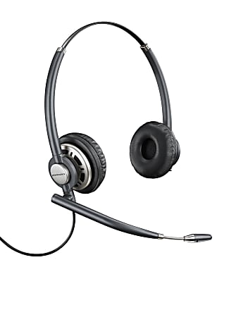 Plantronics® EncorePro HW720 Over-The-Head Customer Service Headset, Black, 78714-101