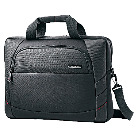 Samsonite® Xenon 2 Slim Briefcase Laptop Bag For Laptops Up To 15.6", Black
