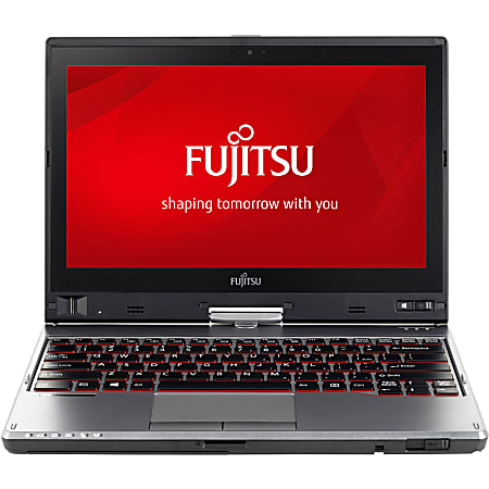 Fujitsu LIFEBOOK T725 12.5" Touchscreen LCD 2 in 1 Notebook - Intel Core i5 (5th Gen) i5-5200U Dual-core (2 Core) 2.20 GHz - 8 GB DDR3L SDRAM - 128 GB SSD - Windows 7 Professional 64-bit upgradable to Windows 8.1 Pro - 1366 x 768 - Convertible - Silver, Black
