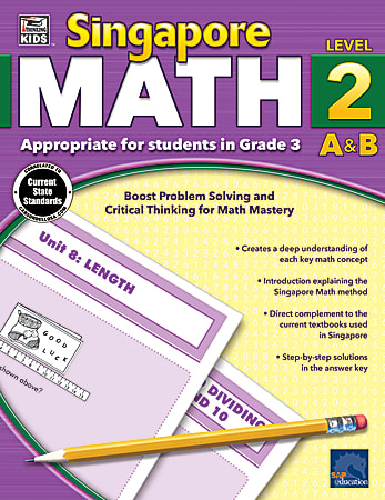 Thinking Kids&#x27;® Singapore Math Workbook, Grade 3