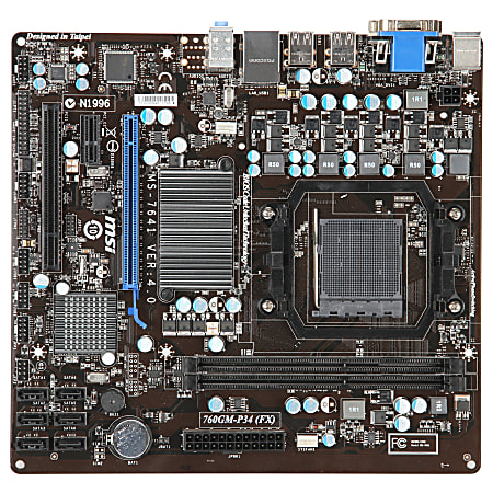 MSI 760GM-P34 (FX) Desktop Motherboard - AMD Chipset - Socket AM3+