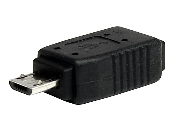 StarTech.com Micro USB to Mini USB 2.0 Adapter M/F - Micro to Mini USB Adapter - Mini USB Adapter - Micro USB to Mini USB (UUSBMUSBMF) - USB adapter - Micro-USB Type B (M) to mini-USB Type B (F) - black