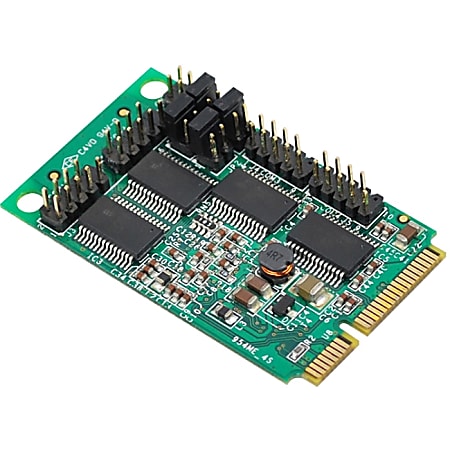 SIIG 4-Port RS232 Serial Mini PCIe with Power