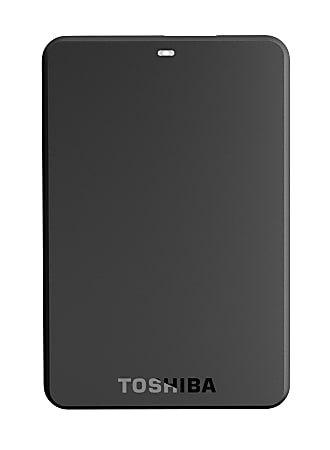 Toshiba Canvio® Basics 2TB Portable External Hard Drive, 8MB Cache, Black