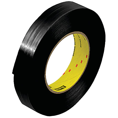 Scotch® 890MSR Strapping Tape, 3" Core, 1" x 60 Yd., Black, Case Of 12