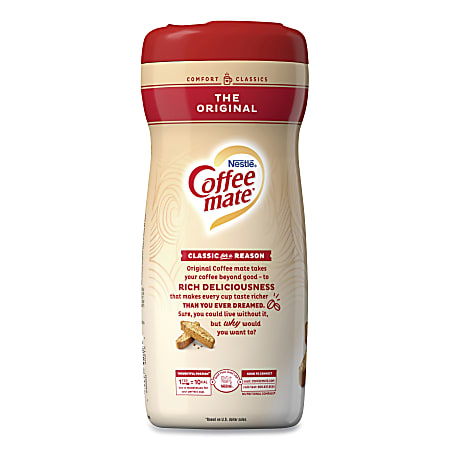Nestlé® Coffee-mate Powdered Creamer Canister, Original, 22 Oz