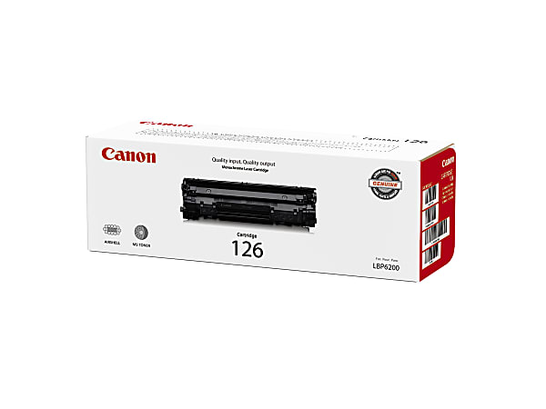 4 Pack CRG126 Black Toner Cartridge For Canon 126 LBP6200d Printer Free Shipping