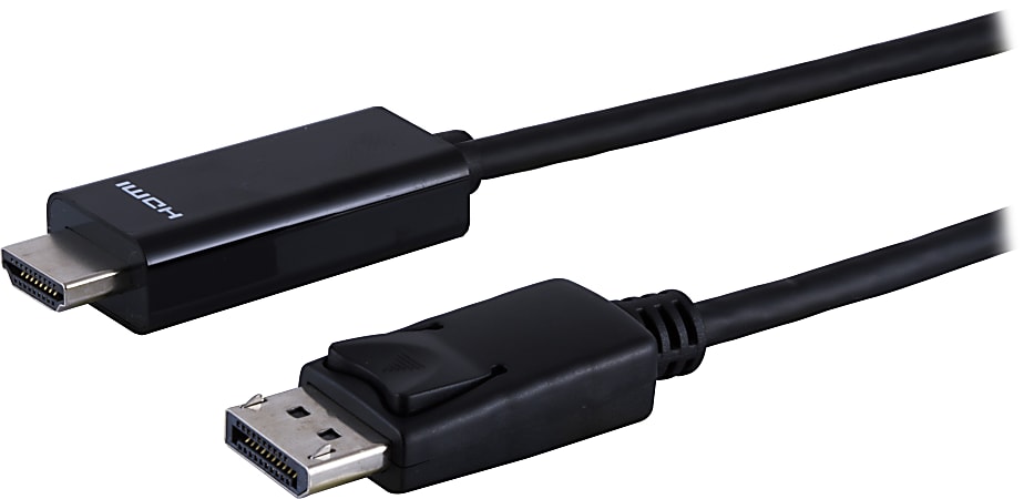 Best Buy essentials™ 6' DisplayPort Cable Black BE-PCDPDP6
