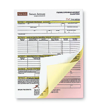 Multi Part Paper for Laser Printers, NCR Laser Paper