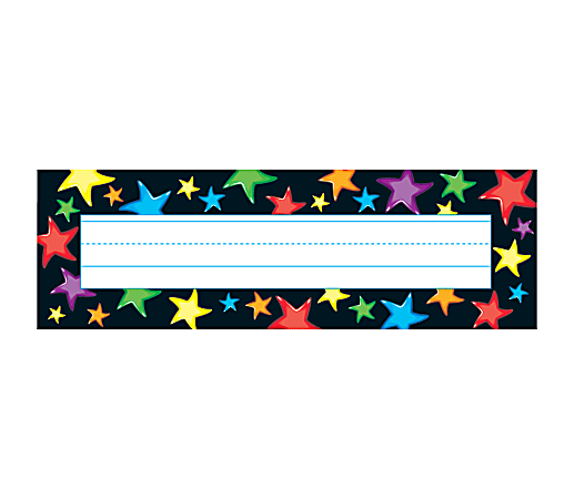TREND Gel Stars Desk Toppers® Name Plates, 2
