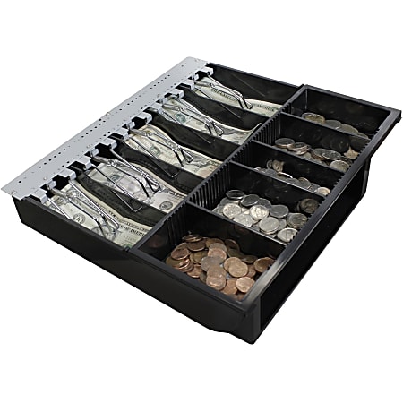 Adesso 16" POS Cash Drawer Tray - Cash Tray - 5 Bill/5 Coin Compartment(s)