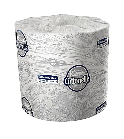 Kleenex® Cottonelle 2-Ply Bathroom Tissue, White, 505 Sheets Per Roll, Case Of 60 Rolls