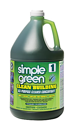 Simple Green® Clean Building® All-Purpose Cleaner Concentrate, Unscented, 128 Oz Bottle, Case Of 2