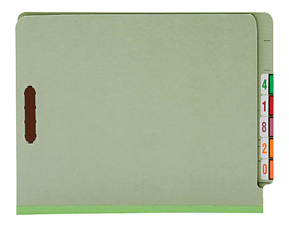 Pressboard Classification Folders By INPLACE End Tab Labeling ...
