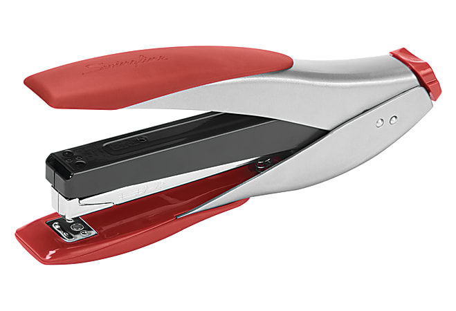 Swingline® SmartTouch™ Stapler, Red/Silver