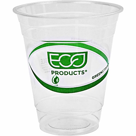 EcoChoice 12 oz. PLA Compostable Plastic Cold Cup - 50/Pack