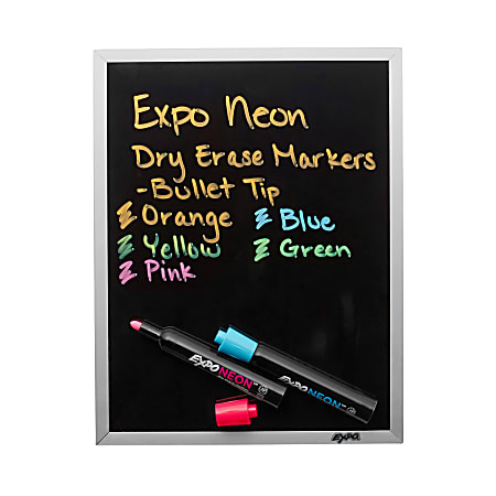 Glass Board Bullet Tip Neon Markers by ACCO Brands Corporation QRT79559Q