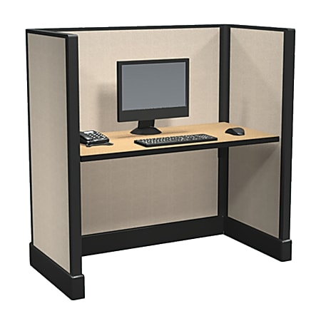 Cube Solutions Commercial-Grade Mid-Height Call-Center Cubicle