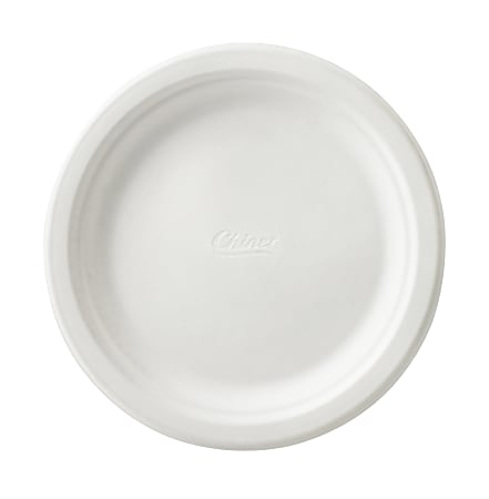 Chinet Round Paper Dinnerware, 6" Diameter, 100% Recycled,
