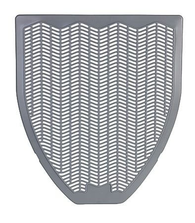 Unisan Impact Disposable Nonslip Urinal Floor Mats, Green Apple Scent, 20 3/8", Gray, Box Of 6