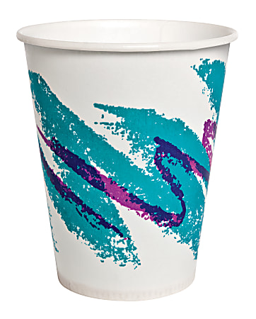 Solo Cup Jazz Waxed Paper Cold Cups, 7 Oz, Case Of 2,000